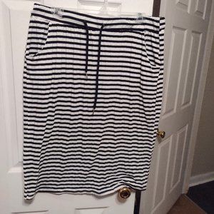 Striped Casual Skirt